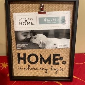 🎊HP🎊 NWT, Complete Home, 4x6 open canvas frame, Home is Where my dog is